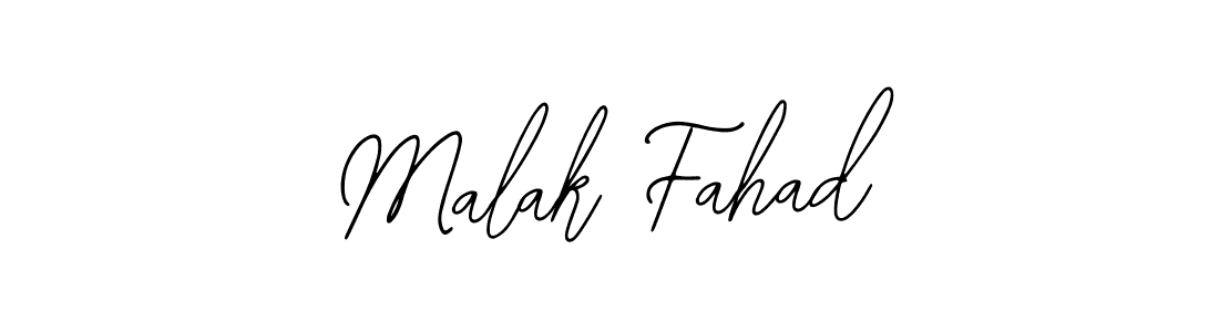 Bearetta-2O07w is a professional signature style that is perfect for those who want to add a touch of class to their signature. It is also a great choice for those who want to make their signature more unique. Get Malak Fahad name to fancy signature for free. Malak Fahad signature style 12 images and pictures png