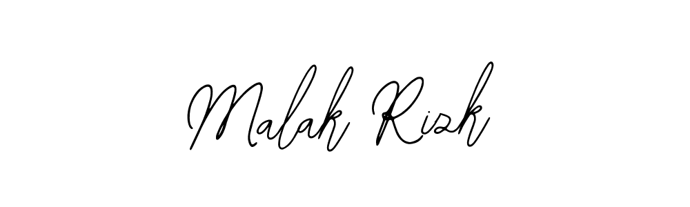 Similarly Bearetta-2O07w is the best handwritten signature design. Signature creator online .You can use it as an online autograph creator for name Malak Rizk. Malak Rizk signature style 12 images and pictures png