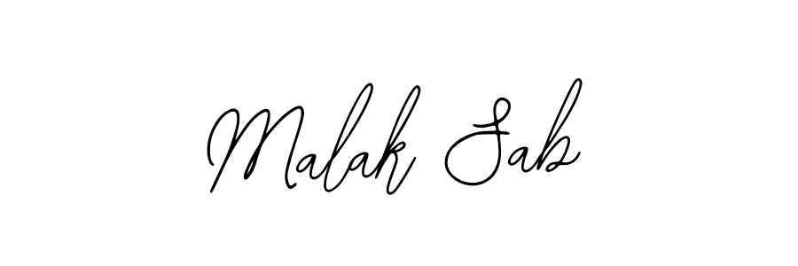 Create a beautiful signature design for name Malak Sab. With this signature (Bearetta-2O07w) fonts, you can make a handwritten signature for free. Malak Sab signature style 12 images and pictures png