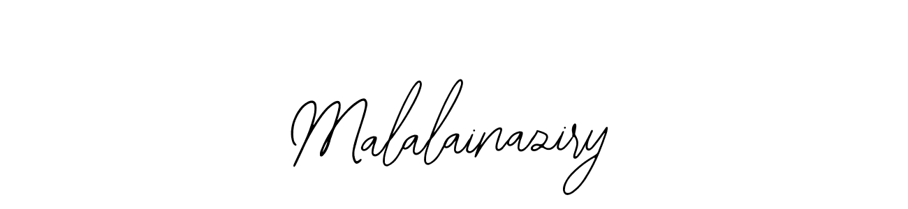 Design your own signature with our free online signature maker. With this signature software, you can create a handwritten (Bearetta-2O07w) signature for name Malalainaziry. Malalainaziry signature style 12 images and pictures png