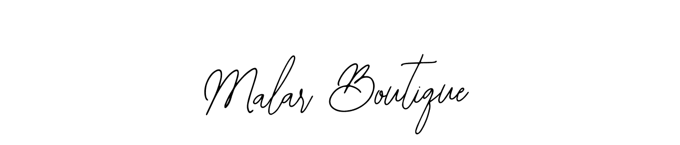 Bearetta-2O07w is a professional signature style that is perfect for those who want to add a touch of class to their signature. It is also a great choice for those who want to make their signature more unique. Get Malar Boutique name to fancy signature for free. Malar Boutique signature style 12 images and pictures png