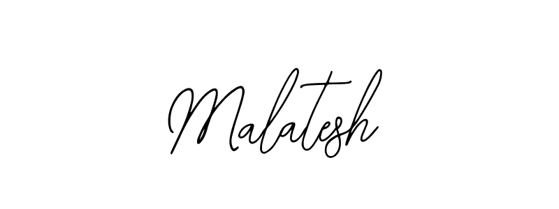 How to make Malatesh signature? Bearetta-2O07w is a professional autograph style. Create handwritten signature for Malatesh name. Malatesh signature style 12 images and pictures png