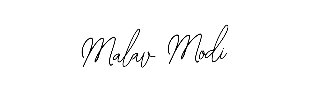 The best way (Bearetta-2O07w) to make a short signature is to pick only two or three words in your name. The name Malav Modi include a total of six letters. For converting this name. Malav Modi signature style 12 images and pictures png
