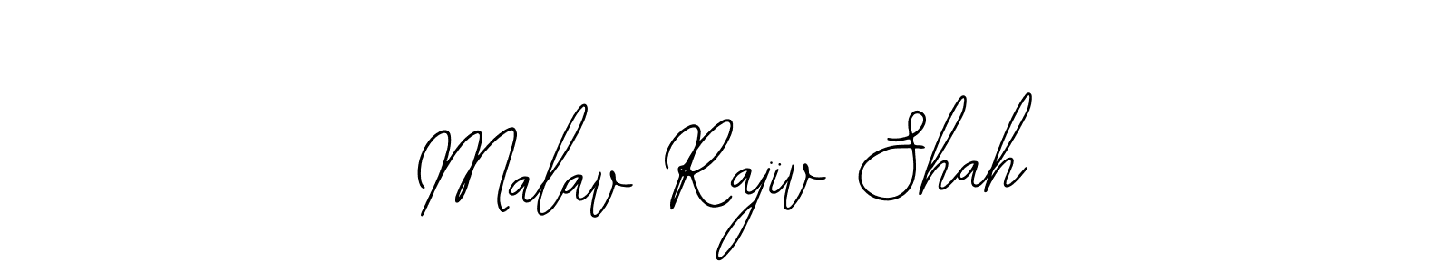 Make a beautiful signature design for name Malav Rajiv Shah. Use this online signature maker to create a handwritten signature for free. Malav Rajiv Shah signature style 12 images and pictures png