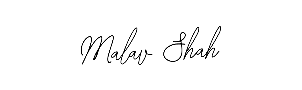 It looks lik you need a new signature style for name Malav Shah. Design unique handwritten (Bearetta-2O07w) signature with our free signature maker in just a few clicks. Malav Shah signature style 12 images and pictures png