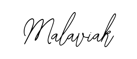 A timeless handwritten aesthetic for Malaviak. The Bearetta-2O07w font gives your signature a handcrafted feel with natural curves. Malaviak signature style 12 images and pictures png