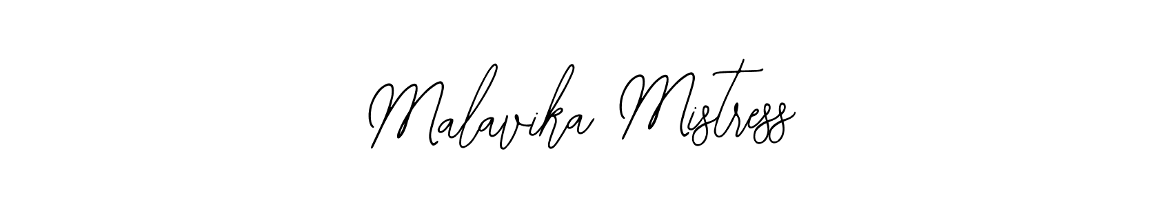 How to make Malavika Mistress signature? Bearetta-2O07w is a professional autograph style. Create handwritten signature for Malavika Mistress name. Malavika Mistress signature style 12 images and pictures png