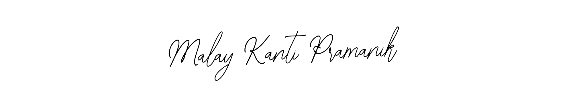Design your own signature with our free online signature maker. With this signature software, you can create a handwritten (Bearetta-2O07w) signature for name Malay Kanti Pramanik. Malay Kanti Pramanik signature style 12 images and pictures png