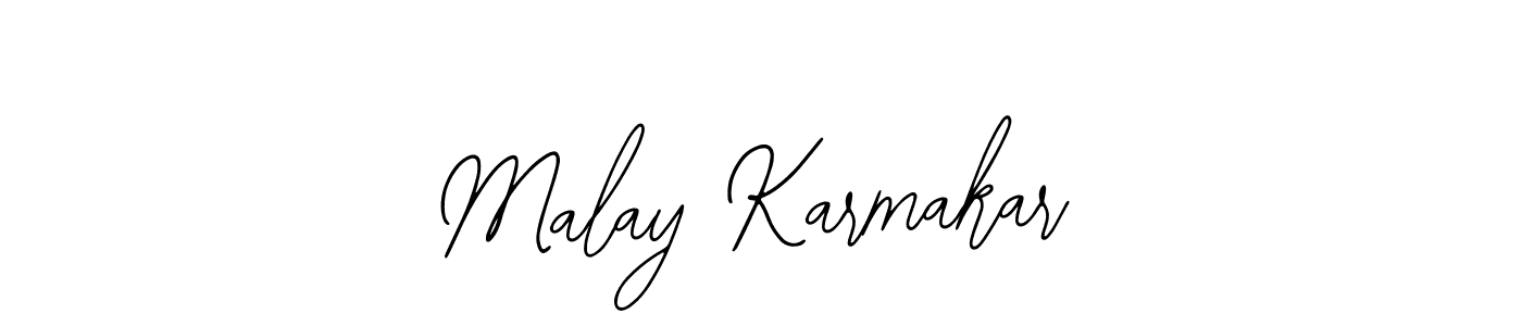 Design your own signature with our free online signature maker. With this signature software, you can create a handwritten (Bearetta-2O07w) signature for name Malay Karmakar. Malay Karmakar signature style 12 images and pictures png