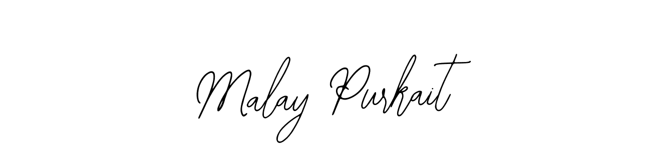 You should practise on your own different ways (Bearetta-2O07w) to write your name (Malay Purkait) in signature. don't let someone else do it for you. Malay Purkait signature style 12 images and pictures png