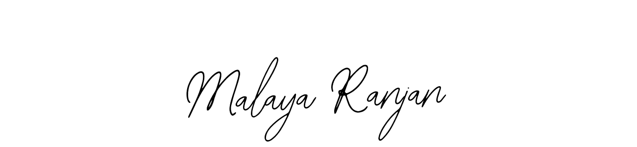 Bearetta-2O07w is a professional signature style that is perfect for those who want to add a touch of class to their signature. It is also a great choice for those who want to make their signature more unique. Get Malaya Ranjan name to fancy signature for free. Malaya Ranjan signature style 12 images and pictures png