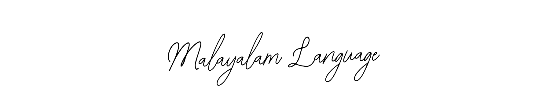 It looks lik you need a new signature style for name Malayalam Language. Design unique handwritten (Bearetta-2O07w) signature with our free signature maker in just a few clicks. Malayalam Language signature style 12 images and pictures png