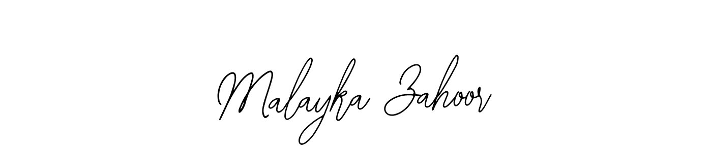 Similarly Bearetta-2O07w is the best handwritten signature design. Signature creator online .You can use it as an online autograph creator for name Malayka Zahoor. Malayka Zahoor signature style 12 images and pictures png