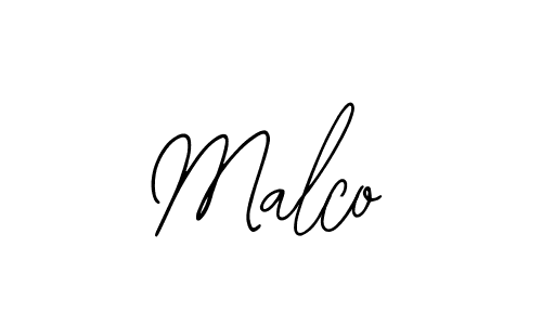 Design your own signature with our free online signature maker. With this signature software, you can create a handwritten (Bearetta-2O07w) signature for name Malco. Malco signature style 12 images and pictures png