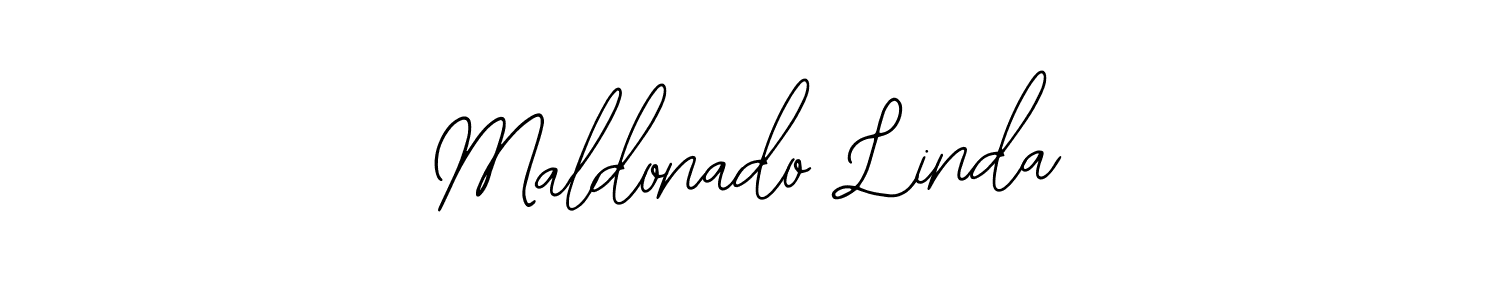 How to make Maldonado Linda signature? Bearetta-2O07w is a professional autograph style. Create handwritten signature for Maldonado Linda name. Maldonado Linda signature style 12 images and pictures png