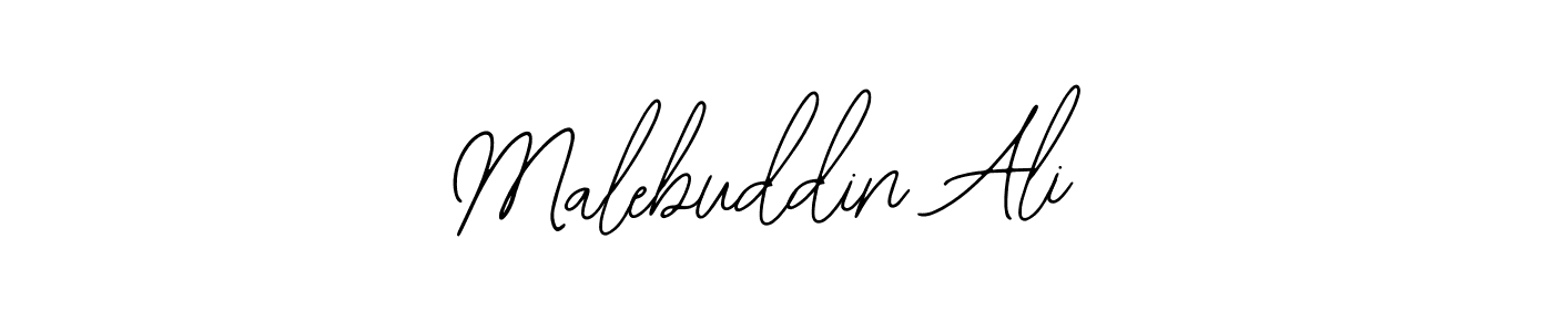 Make a beautiful signature design for name Malebuddin Ali. With this signature (Bearetta-2O07w) style, you can create a handwritten signature for free. Malebuddin Ali signature style 12 images and pictures png