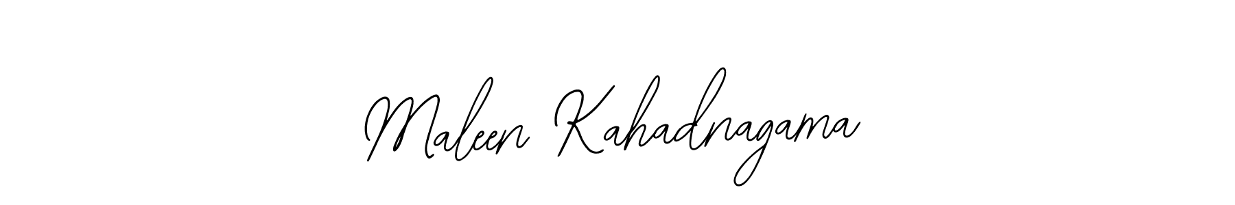Create a beautiful signature design for name Maleen Kahadnagama. With this signature (Bearetta-2O07w) fonts, you can make a handwritten signature for free. Maleen Kahadnagama signature style 12 images and pictures png