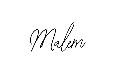 How to make Malem name signature. Use Bearetta-2O07w style for creating short signs online. This is the latest handwritten sign. Malem signature style 12 images and pictures png