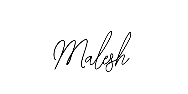 How to make Malesh signature? Bearetta-2O07w is a professional autograph style. Create handwritten signature for Malesh name. Malesh signature style 12 images and pictures png