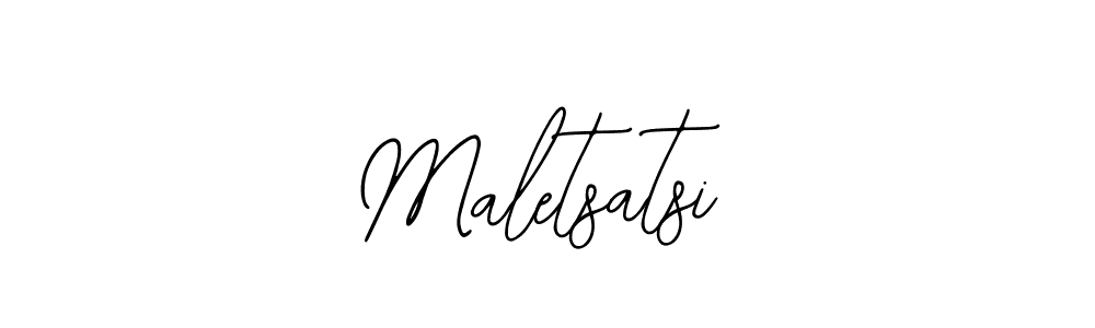 Also You can easily find your signature by using the search form. We will create Maletsatsi name handwritten signature images for you free of cost using Bearetta-2O07w sign style. Maletsatsi signature style 12 images and pictures png