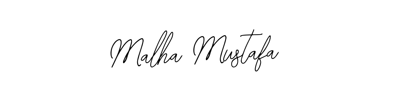 Also we have Malha Mustafa name is the best signature style. Create professional handwritten signature collection using Bearetta-2O07w autograph style. Malha Mustafa signature style 12 images and pictures png