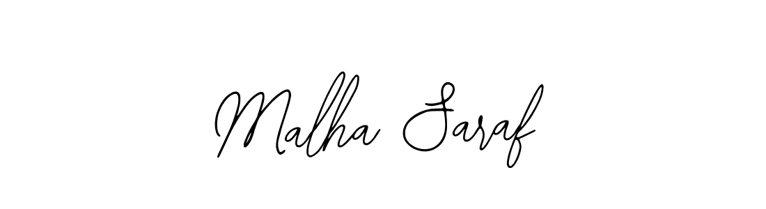 How to Draw Malha Saraf signature style? Bearetta-2O07w is a latest design signature styles for name Malha Saraf. Malha Saraf signature style 12 images and pictures png