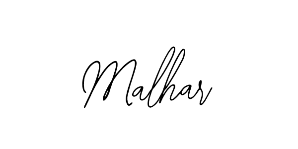 Use a signature maker to create a handwritten signature online. With this signature software, you can design (Bearetta-2O07w) your own signature for name Malhar. Malhar signature style 12 images and pictures png