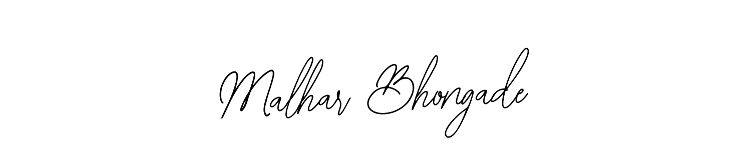 Similarly Bearetta-2O07w is the best handwritten signature design. Signature creator online .You can use it as an online autograph creator for name Malhar Bhongade. Malhar Bhongade signature style 12 images and pictures png