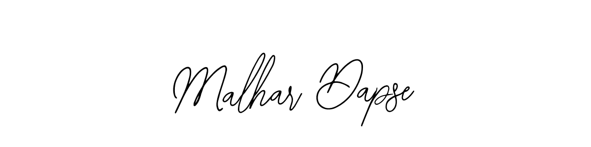 How to Draw Malhar Dapse signature style? Bearetta-2O07w is a latest design signature styles for name Malhar Dapse. Malhar Dapse signature style 12 images and pictures png
