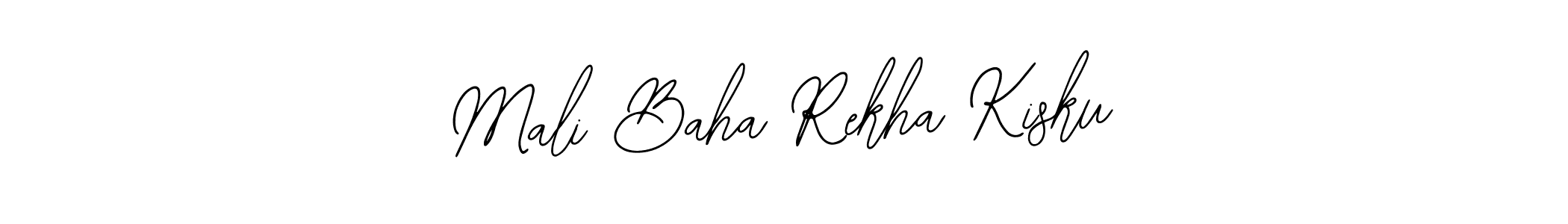 Similarly Bearetta-2O07w is the best handwritten signature design. Signature creator online .You can use it as an online autograph creator for name Mali Baha Rekha Kisku. Mali Baha Rekha Kisku signature style 12 images and pictures png
