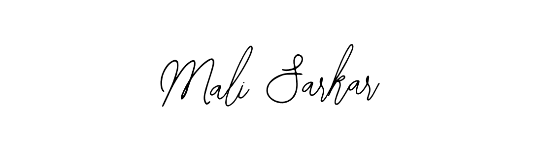 How to make Mali Sarkar name signature. Use Bearetta-2O07w style for creating short signs online. This is the latest handwritten sign. Mali Sarkar signature style 12 images and pictures png