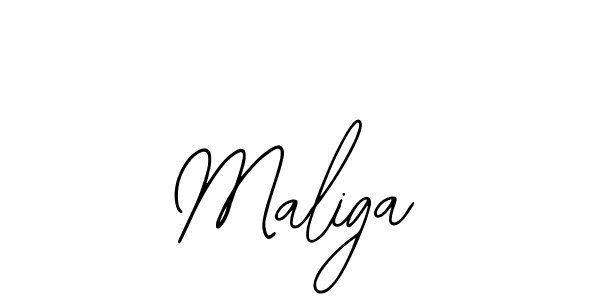 How to make Maliga signature? Bearetta-2O07w is a professional autograph style. Create handwritten signature for Maliga name. Maliga signature style 12 images and pictures png