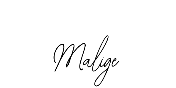 Also we have Malige name is the best signature style. Create professional handwritten signature collection using Bearetta-2O07w autograph style. Malige signature style 12 images and pictures png