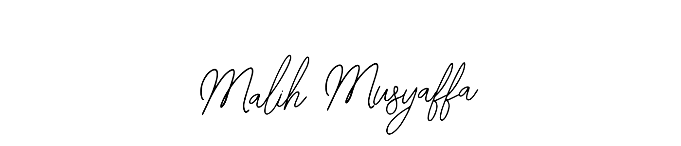 How to Draw Malih Musyaffa signature style? Bearetta-2O07w is a latest design signature styles for name Malih Musyaffa. Malih Musyaffa signature style 12 images and pictures png