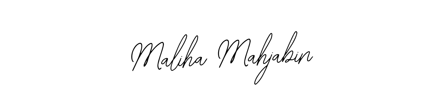 Create a beautiful signature design for name Maliha Mahjabin. With this signature (Bearetta-2O07w) fonts, you can make a handwritten signature for free. Maliha Mahjabin signature style 12 images and pictures png