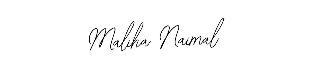 Bearetta-2O07w is a professional signature style that is perfect for those who want to add a touch of class to their signature. It is also a great choice for those who want to make their signature more unique. Get Maliha Naimal name to fancy signature for free. Maliha Naimal signature style 12 images and pictures png