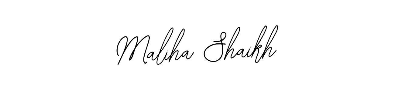 Make a short Maliha Shaikh signature style. Manage your documents anywhere anytime using Bearetta-2O07w. Create and add eSignatures, submit forms, share and send files easily. Maliha Shaikh signature style 12 images and pictures png