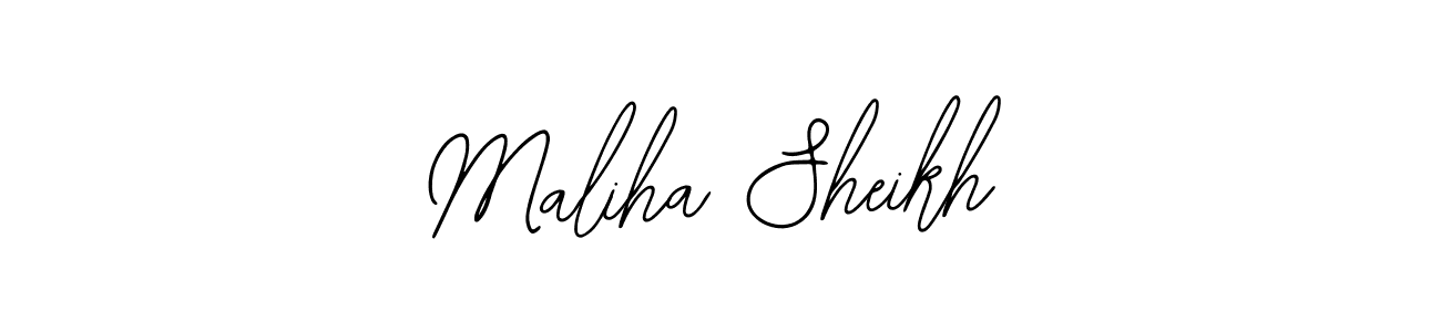 Also You can easily find your signature by using the search form. We will create Maliha Sheikh name handwritten signature images for you free of cost using Bearetta-2O07w sign style. Maliha Sheikh signature style 12 images and pictures png