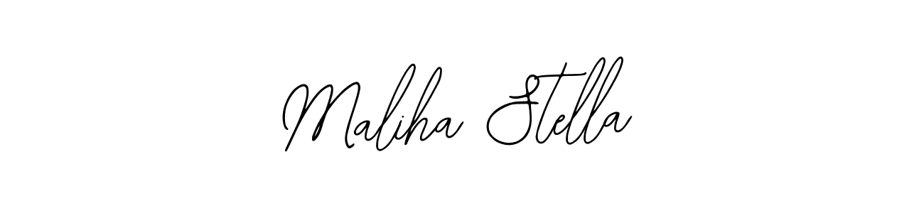 The best way (Bearetta-2O07w) to make a short signature is to pick only two or three words in your name. The name Maliha Stella include a total of six letters. For converting this name. Maliha Stella signature style 12 images and pictures png