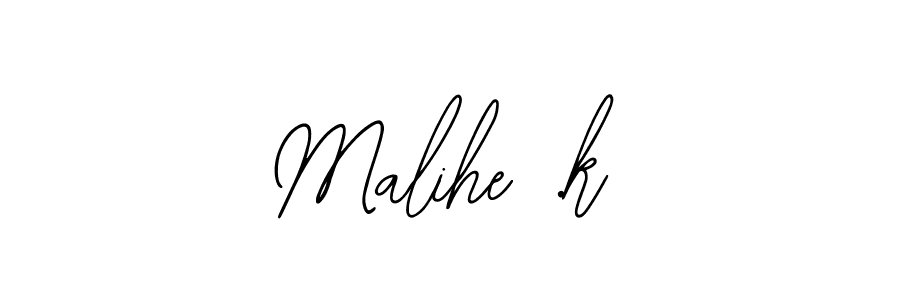 Similarly Bearetta-2O07w is the best handwritten signature design. Signature creator online .You can use it as an online autograph creator for name Malihe .k. Malihe .k signature style 12 images and pictures png