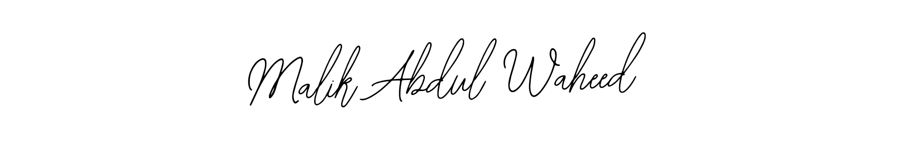 This is the best signature style for the Malik Abdul Waheed name. Also you like these signature font (Bearetta-2O07w). Mix name signature. Malik Abdul Waheed signature style 12 images and pictures png