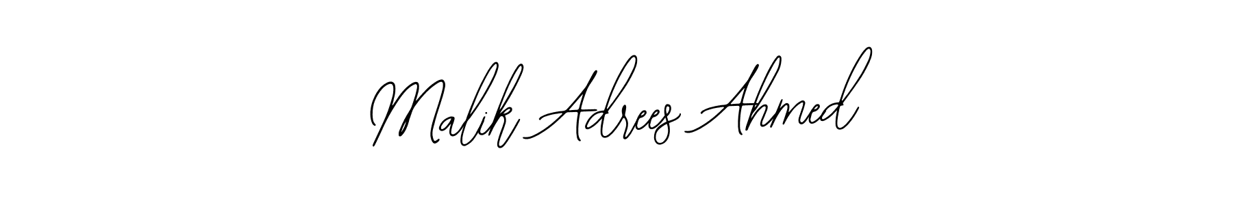 if you are searching for the best signature style for your name Malik Adrees Ahmed. so please give up your signature search. here we have designed multiple signature styles  using Bearetta-2O07w. Malik Adrees Ahmed signature style 12 images and pictures png