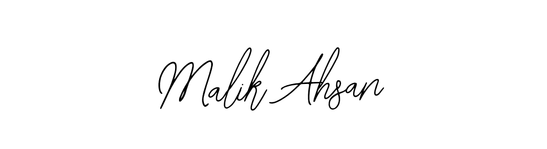 Similarly Bearetta-2O07w is the best handwritten signature design. Signature creator online .You can use it as an online autograph creator for name Malik Ahsan. Malik Ahsan signature style 12 images and pictures png