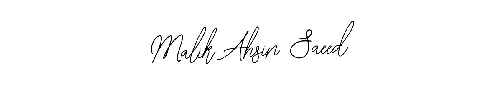 Make a beautiful signature design for name Malik Ahsin Saeed. With this signature (Bearetta-2O07w) style, you can create a handwritten signature for free. Malik Ahsin Saeed signature style 12 images and pictures png