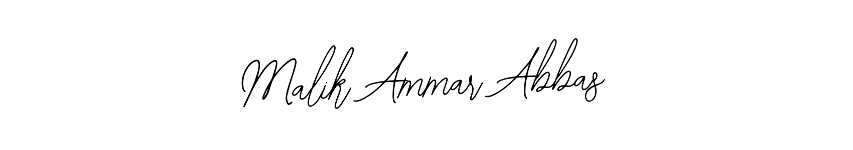 Once you've used our free online signature maker to create your best signature Bearetta-2O07w style, it's time to enjoy all of the benefits that Malik Ammar Abbas name signing documents. Malik Ammar Abbas signature style 12 images and pictures png
