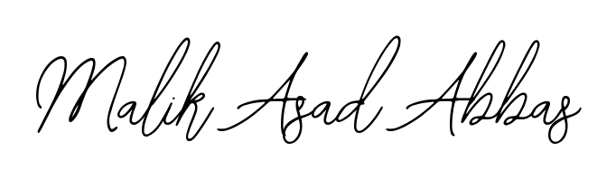 Achieve flawless digital penmanship with Malik Asad Abbas name in Bearetta-2O07w font. The perfect tool for creating online signatures. Malik Asad Abbas signature style 12 images and pictures png