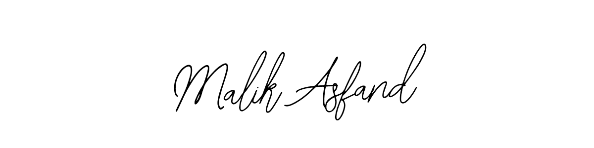 Use a signature maker to create a handwritten signature online. With this signature software, you can design (Bearetta-2O07w) your own signature for name Malik Asfand. Malik Asfand signature style 12 images and pictures png