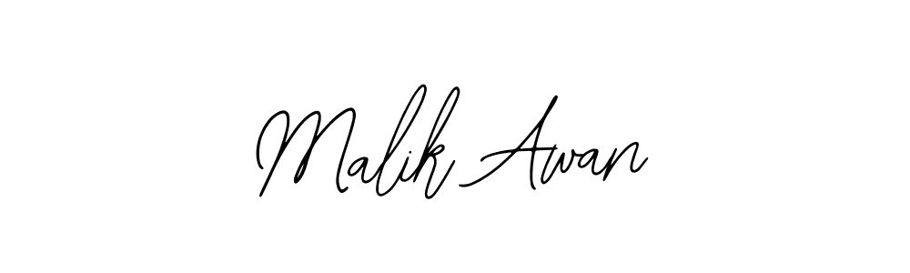Also You can easily find your signature by using the search form. We will create Malik Awan name handwritten signature images for you free of cost using Bearetta-2O07w sign style. Malik Awan signature style 12 images and pictures png
