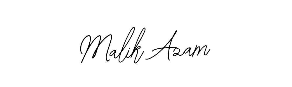 The best way (Bearetta-2O07w) to make a short signature is to pick only two or three words in your name. The name Malik Azam include a total of six letters. For converting this name. Malik Azam signature style 12 images and pictures png