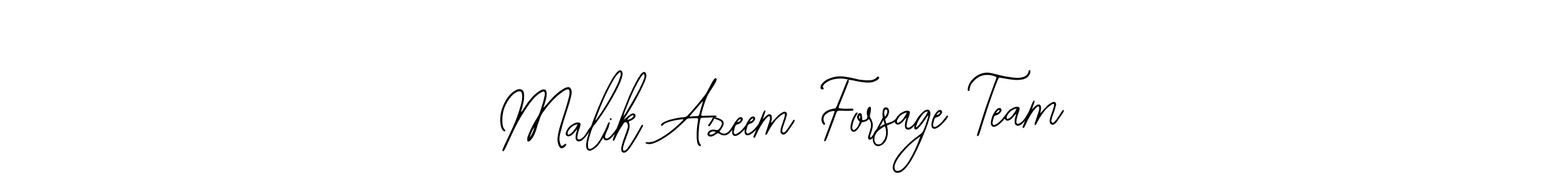 Create a beautiful signature design for name Malik Azeem Forsage Team. With this signature (Bearetta-2O07w) fonts, you can make a handwritten signature for free. Malik Azeem Forsage Team signature style 12 images and pictures png